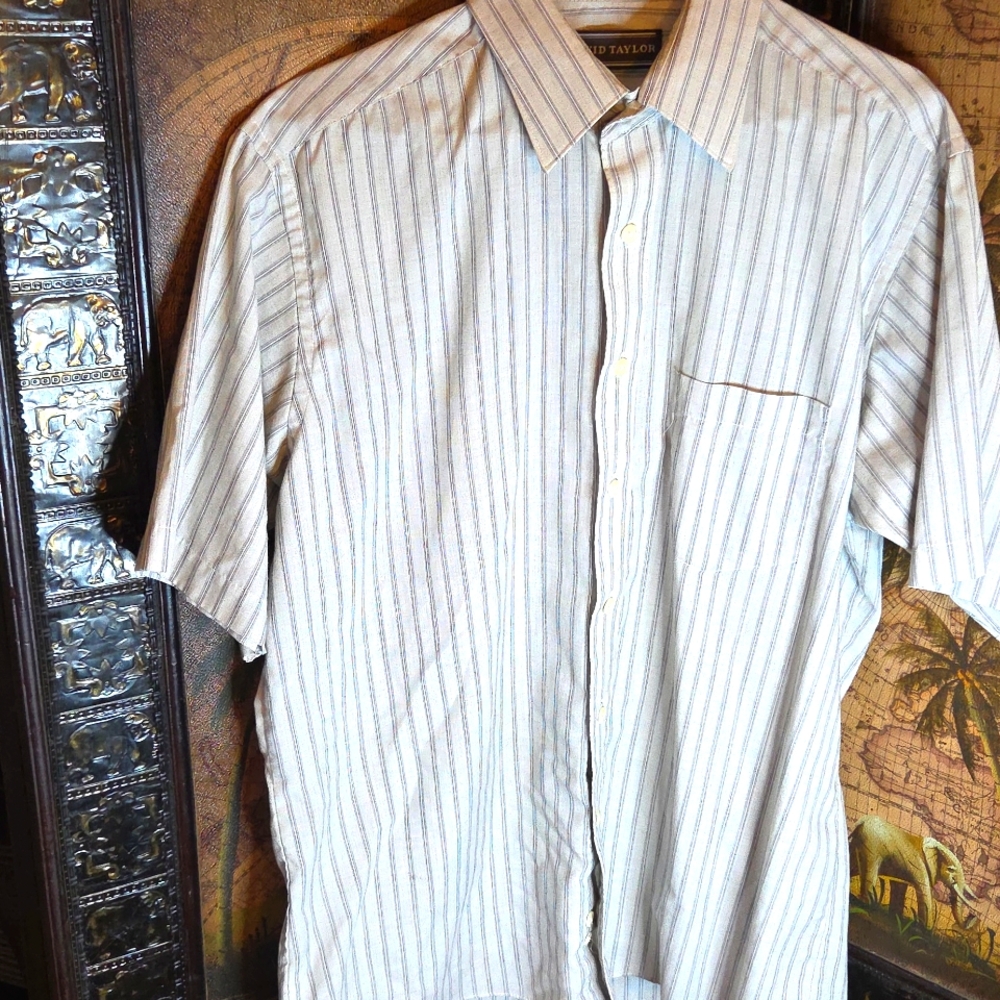 David Taylor Short Sleeve Dress Shirt